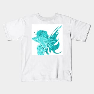 the water mandala fairy in ecopop magical sorcery Kids T-Shirt